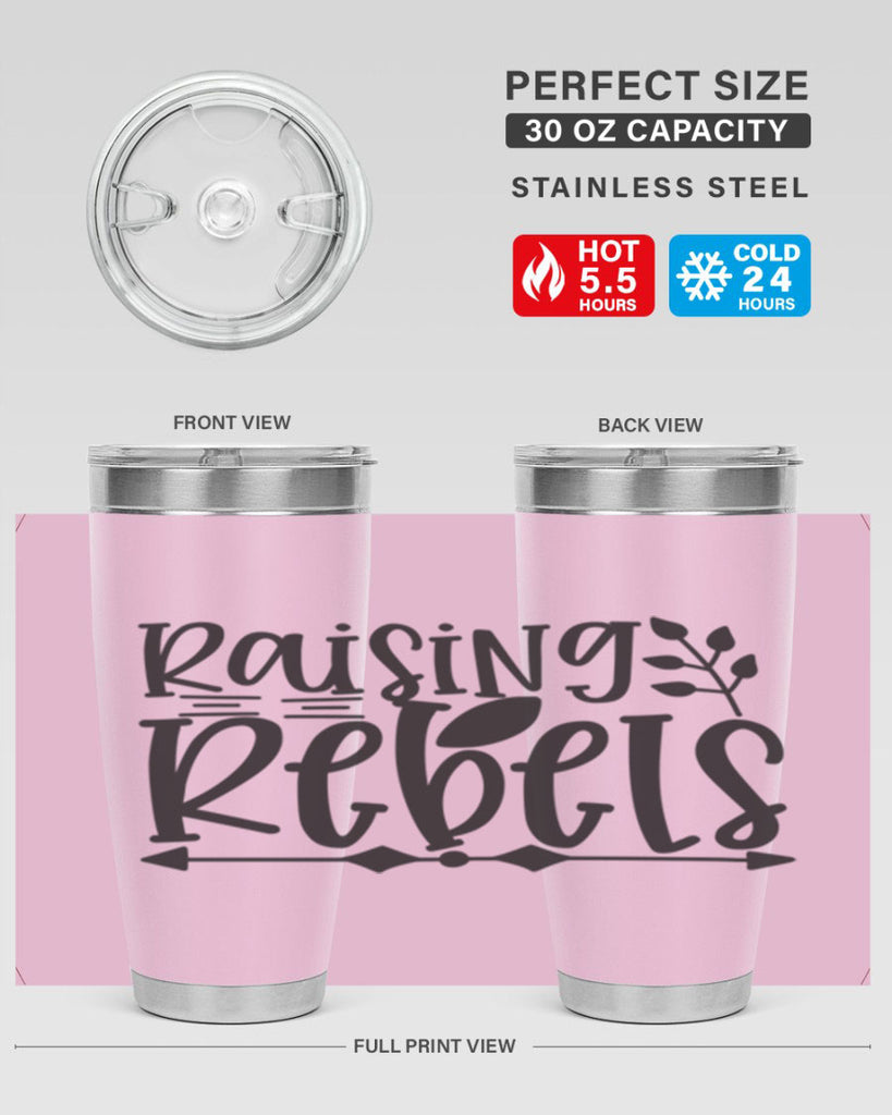 raising rebels 369#- mom- Tumbler