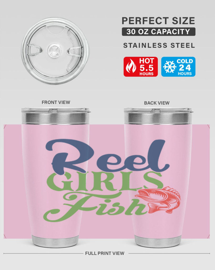 reel girls fish 199#- fishing- Tumbler