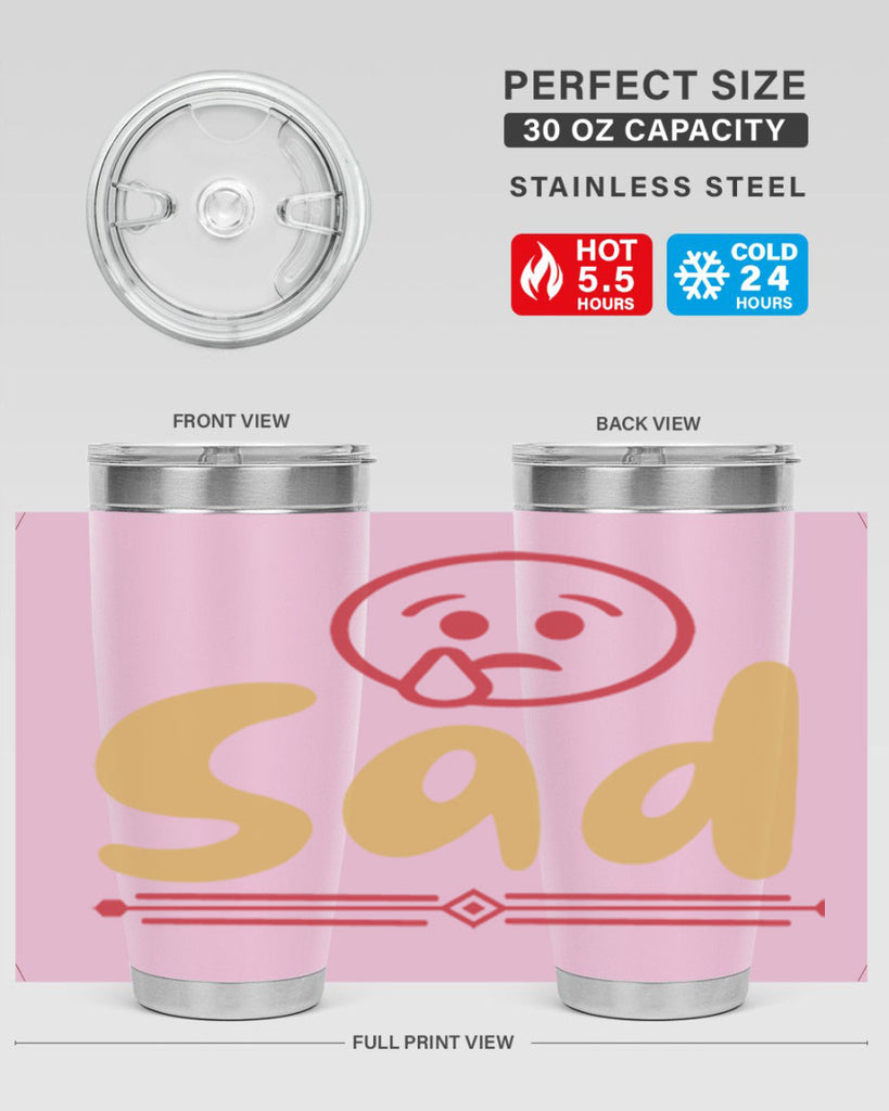 sad 6#- fathers day- Tumbler