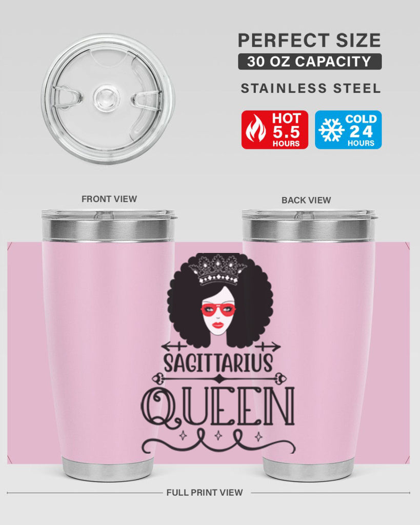 sagittarius queen 414#- zodiac- Tumbler