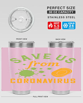 save us from coronavirus Style 24#- corona virus- Cotton Tank