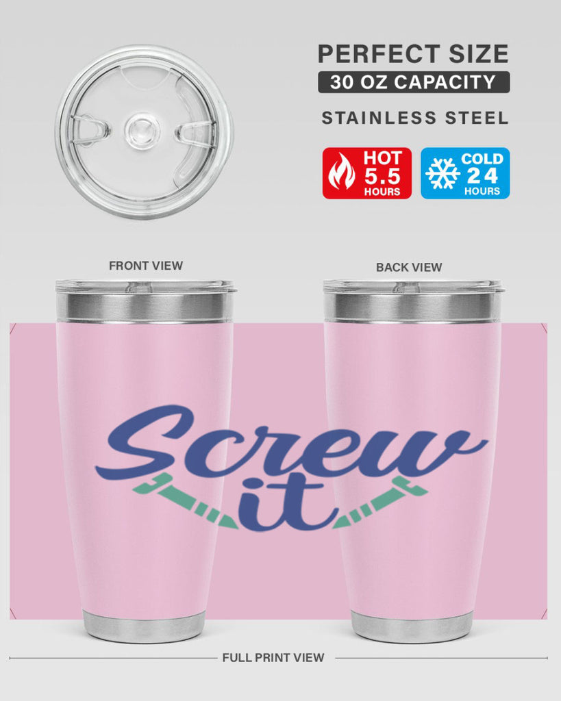 screw it 168#- wine- Tumbler