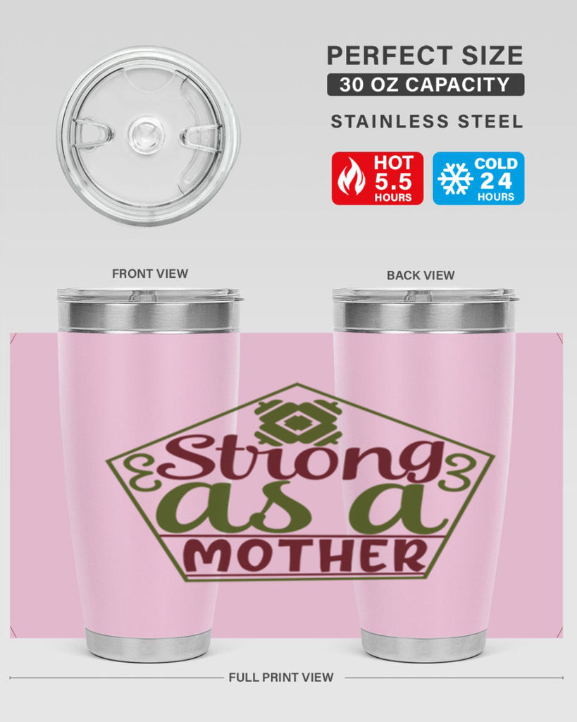 strong as a mother 14#- gym- Tumbler