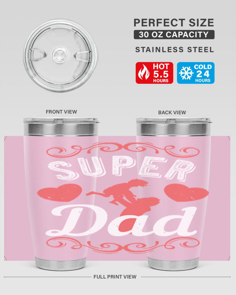 super dad 178#- fathers day- Tumbler