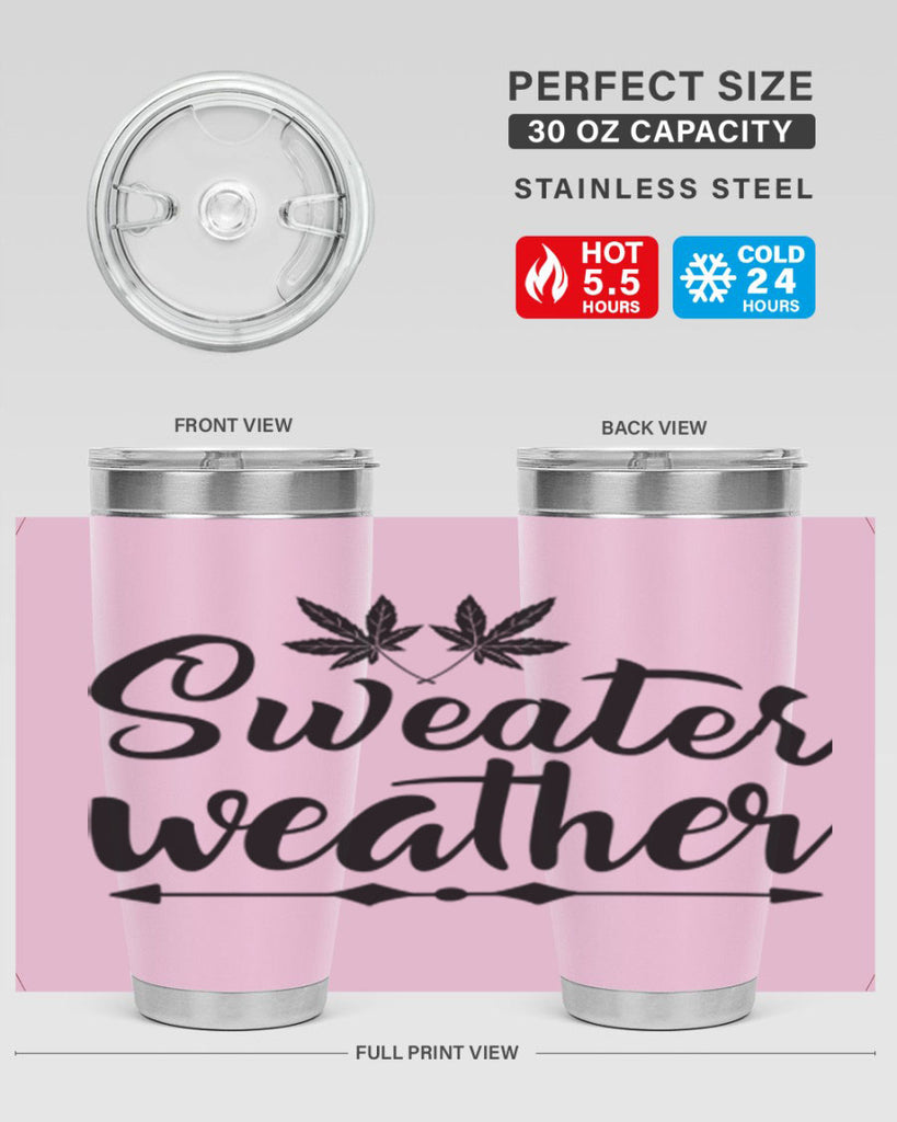 sweater weather 581#- fall- Tumbler