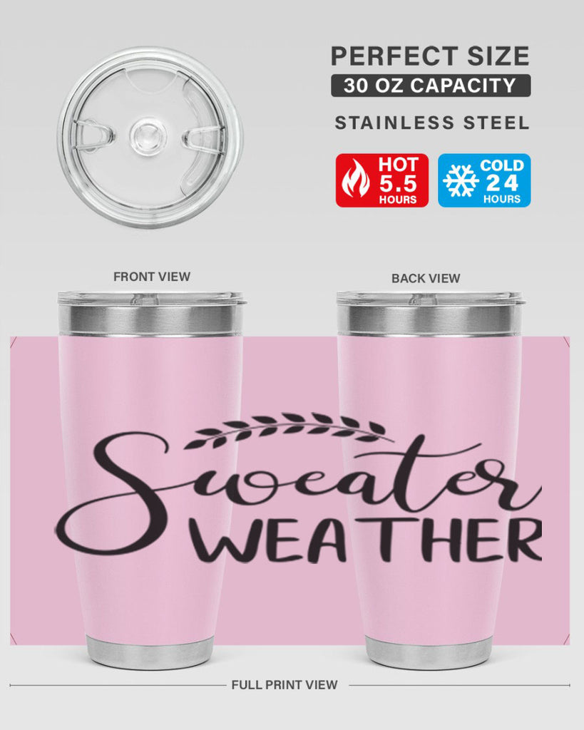 sweater weather 582#- fall- Tumbler