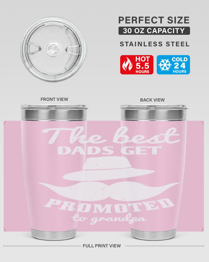 the best dads get promoted 164#- fathers day- Tumbler