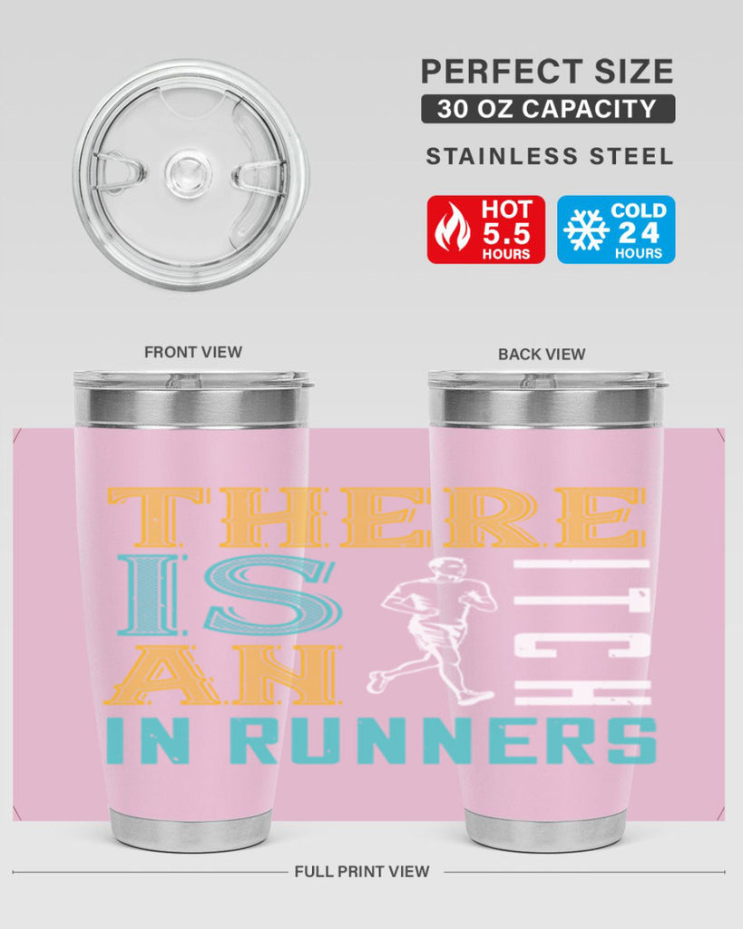there is an itch in runners 9#- running- Tumbler