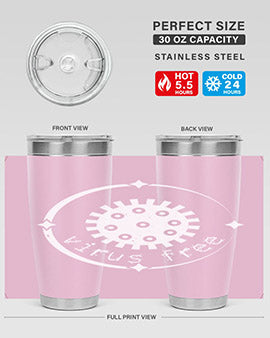 virus free Style 19#- corona virus- Tumbler