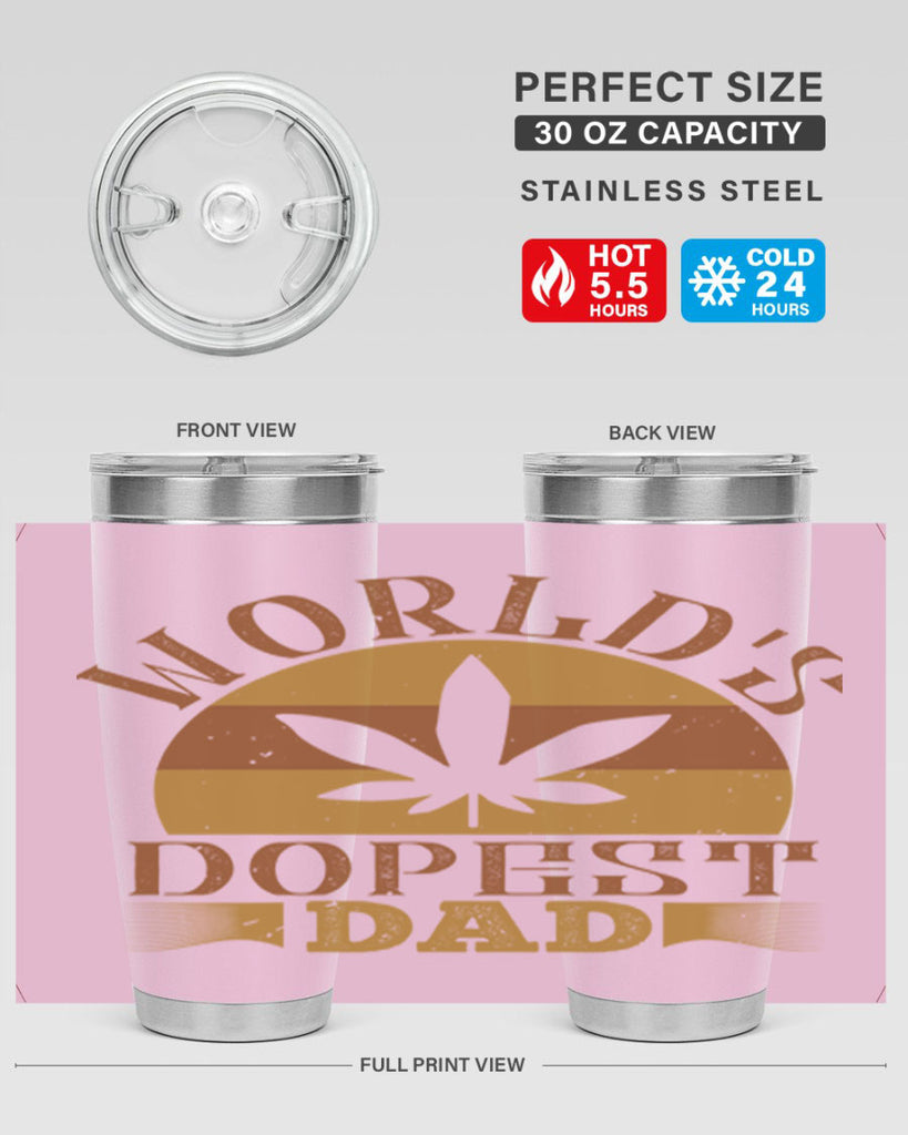 worlds dopest dad 145#- fathers day- Tumbler