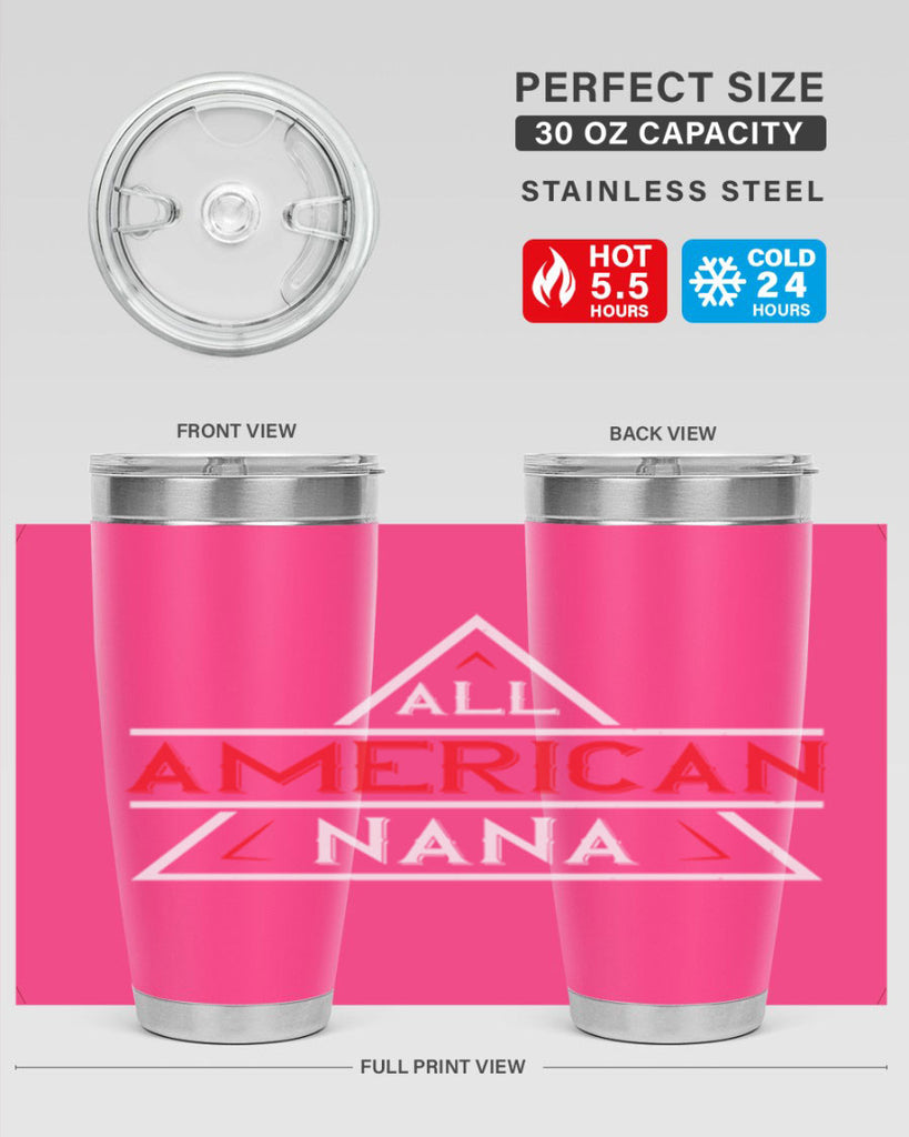 ALL american nana 37#- grandma - nana- Tumbler