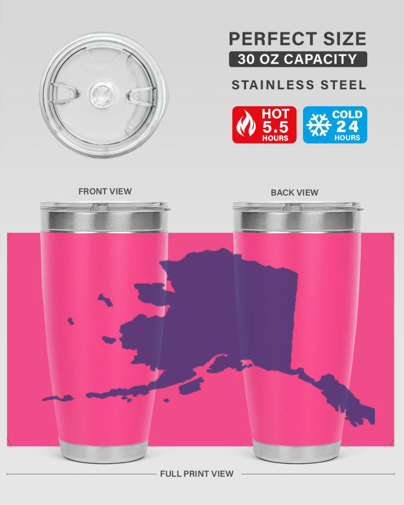 Alaska 49#- stateflags- Tumbler