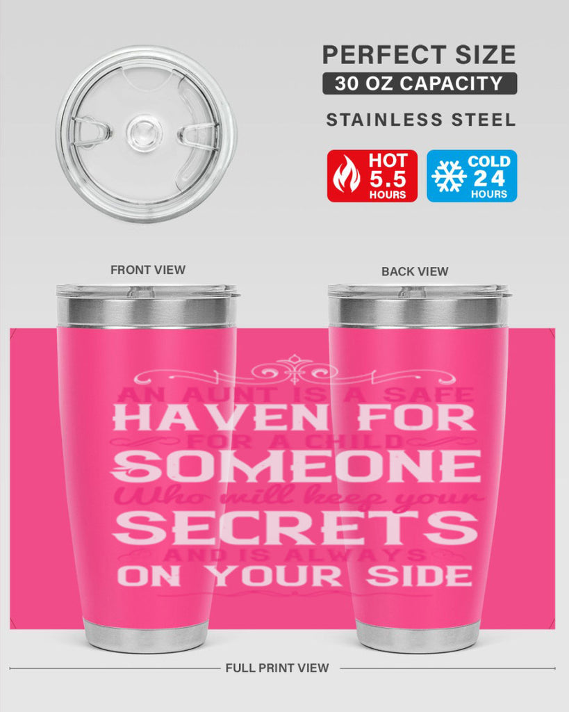 An aunt is a safe haven for a child Someone who will keep your secrets Style 4#- aunt- Tumbler