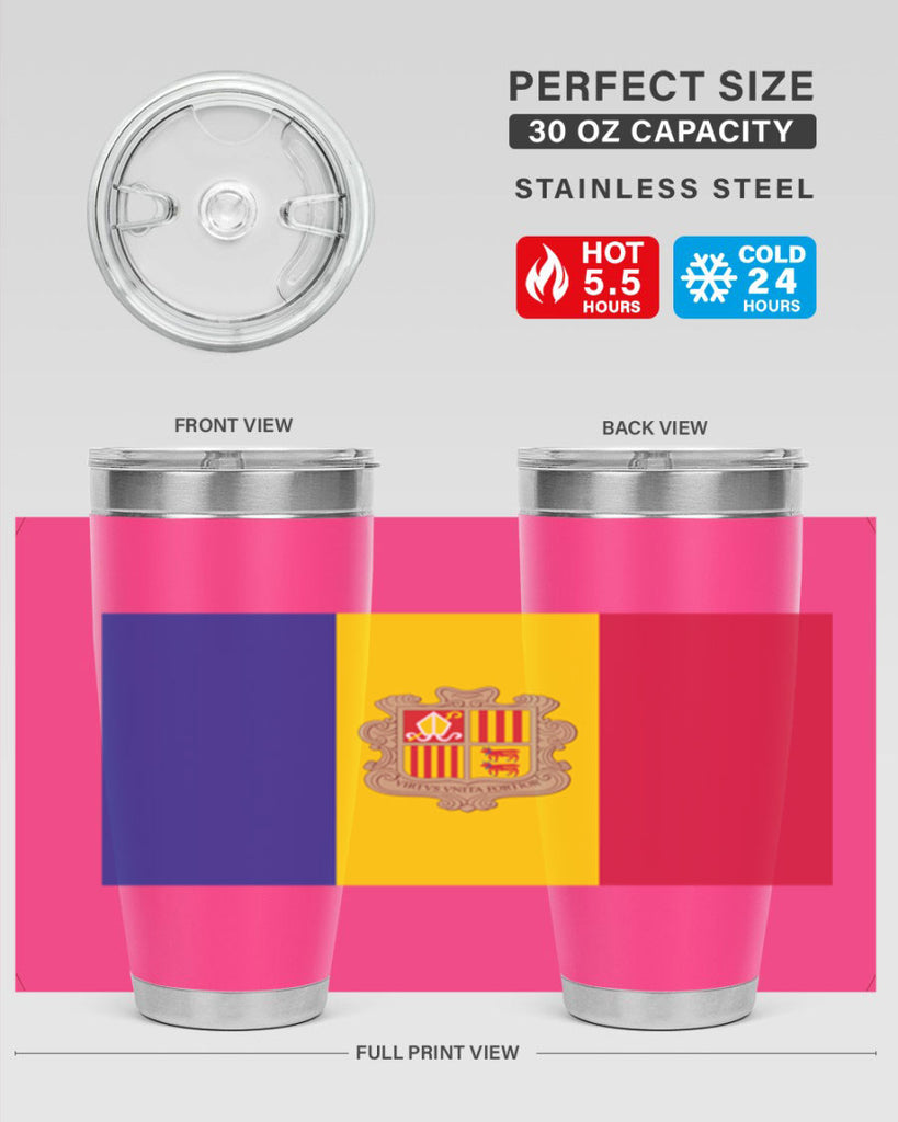 Andorra 194#- world flags- Tumbler