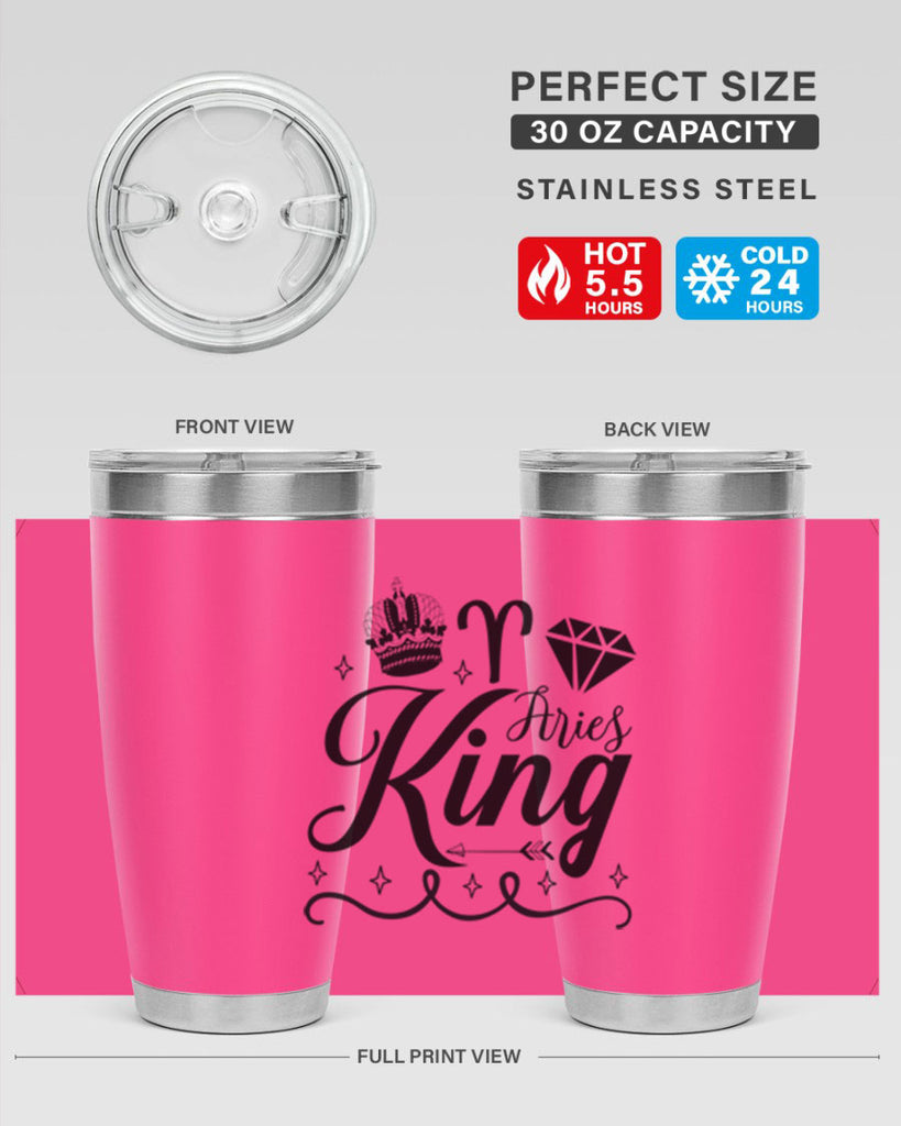 Aries king 111#- zodiac- Tumbler