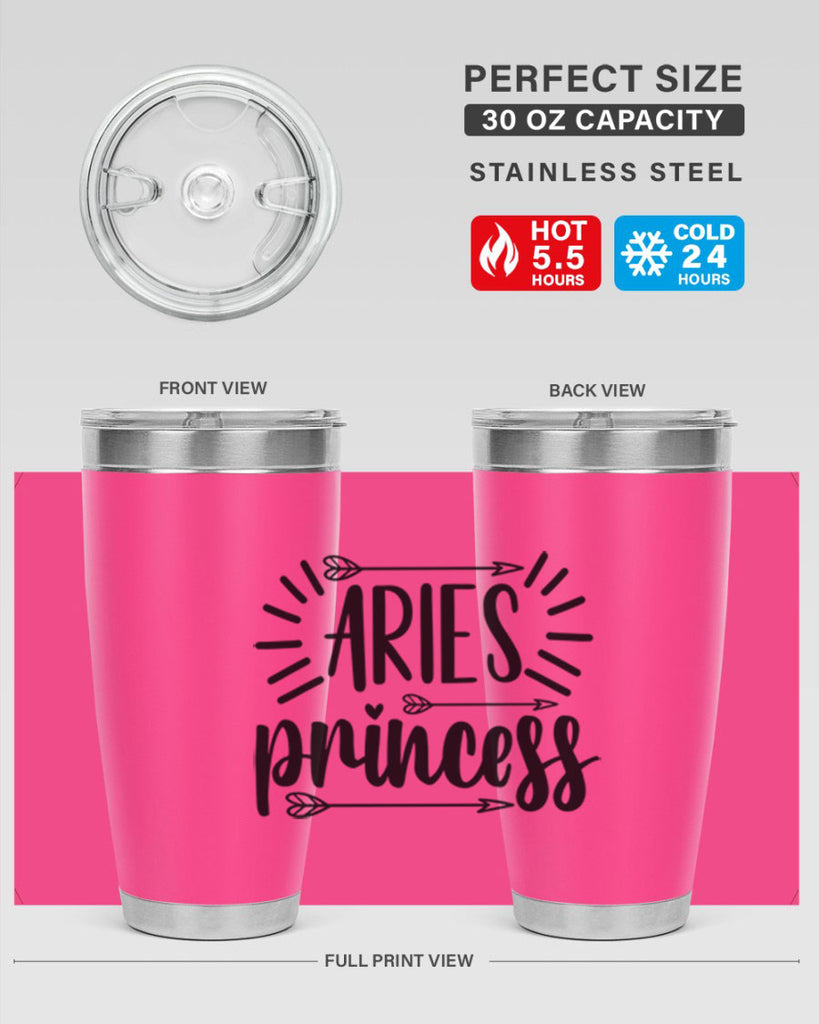 Aries princess 115#- zodiac- Tumbler