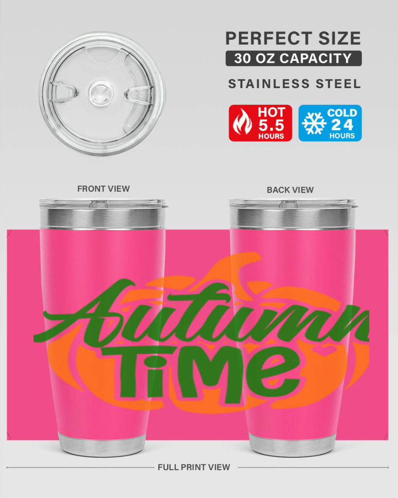 Autumn Time 34#- fall- Tumbler