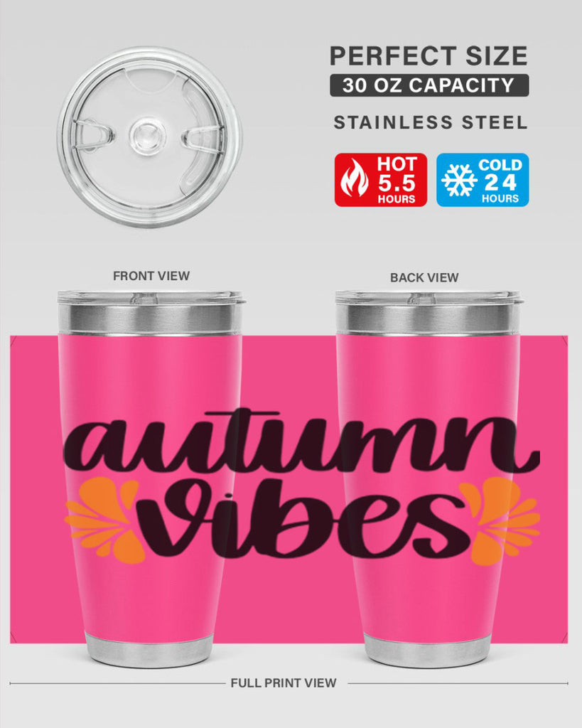 Autumn Vibes 478#- fall- Tumbler