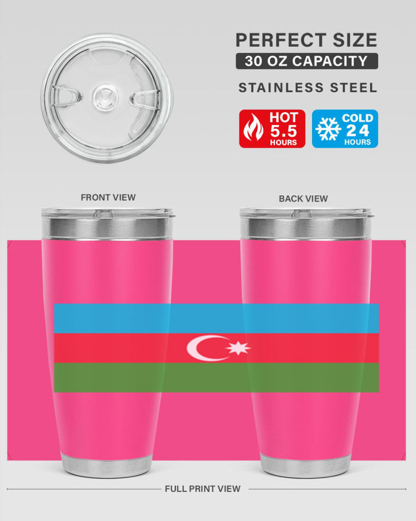 Azerbaijan 187#- world flags- Tumbler