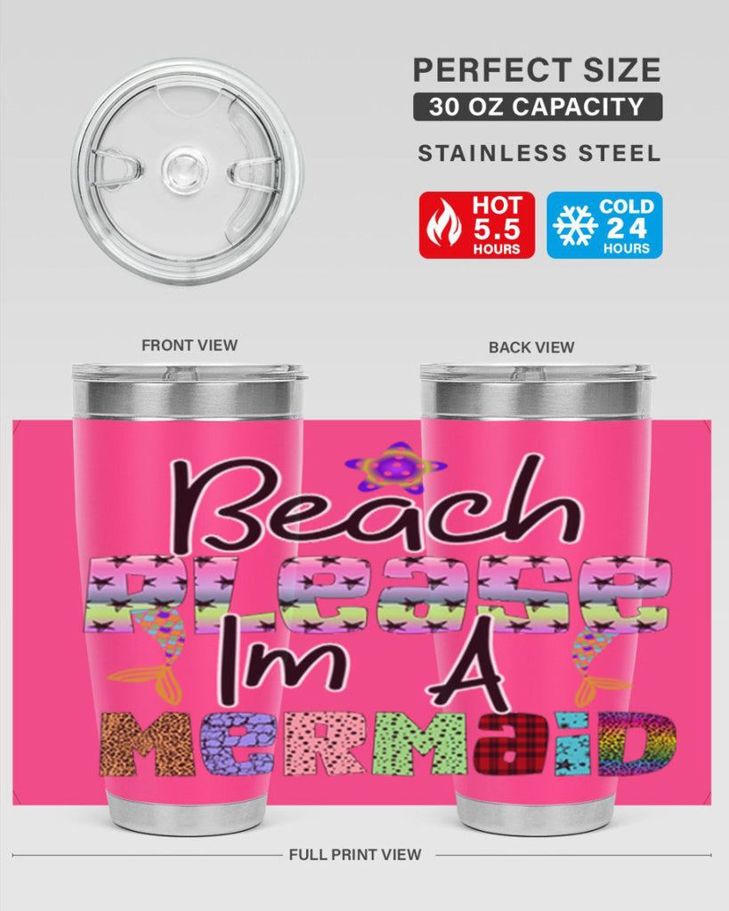 Beach Please Im A Mermaid 59#- mermaid- Tumbler