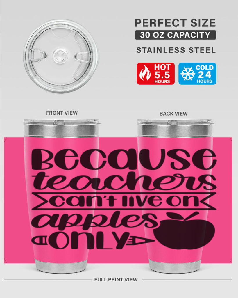 Because Teachers Cant Live Style 88#- teacher- tumbler