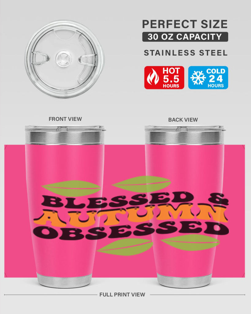 Blessed Autumn Obsessed 48#- fall- Tumbler