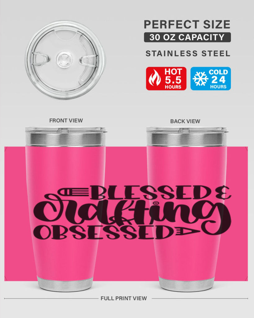 Blessed Crafting Obsessed 47#- crafting- Tumbler