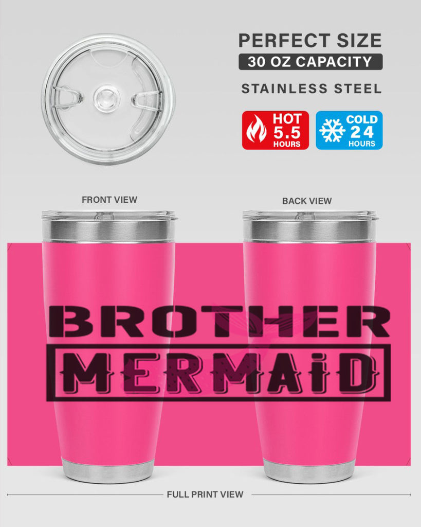 Brother mermaid 86#- mermaid- Tumbler