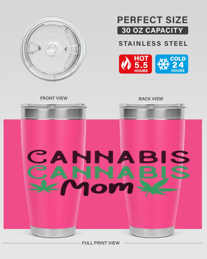 Cannabis Mom 48#- marijuana- Tumbler