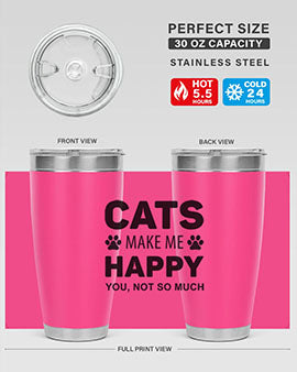 Cats Make Me Style 40#- cat- Tumbler