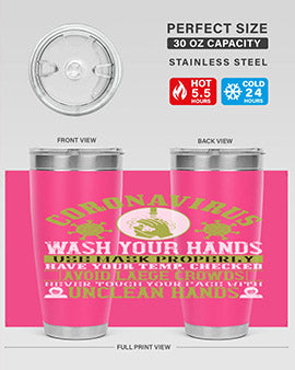 Coronavirus Wash Your Hands Use Style 1#- corona virus- Cotton Tank