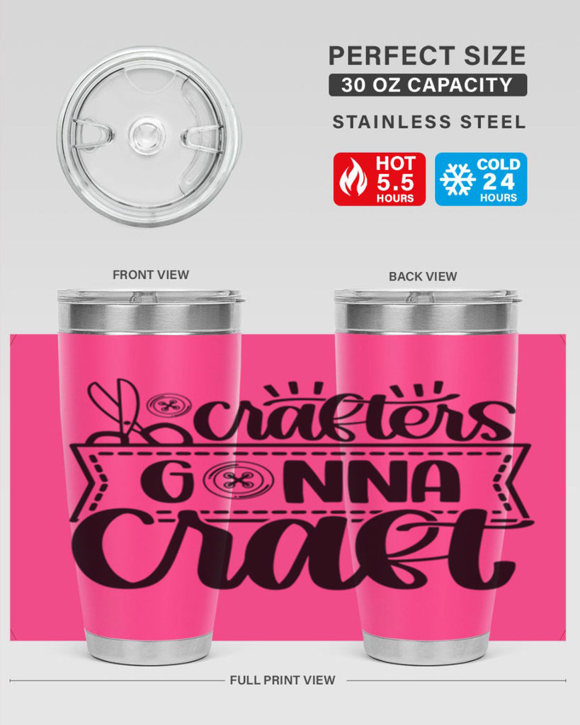 Crafters Gonna Craft 36#- crafting- Tumbler