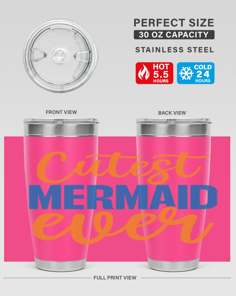 Cutest Mermaid Ever 94#- mermaid- Tumbler