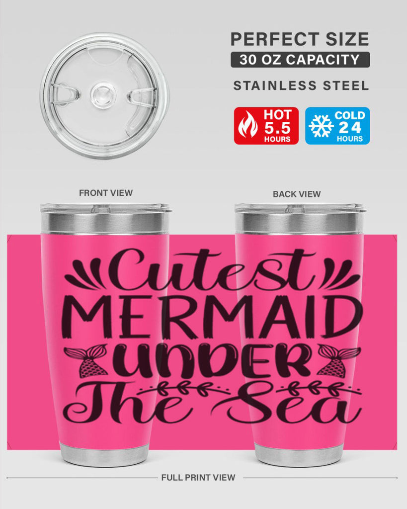 Cutest Mermaid Under The Sea 108#- mermaid- Tumbler