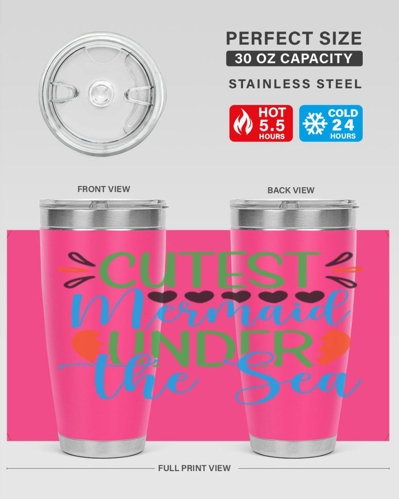 Cutest Mermaid Under The Sea 109#- mermaid- Tumbler