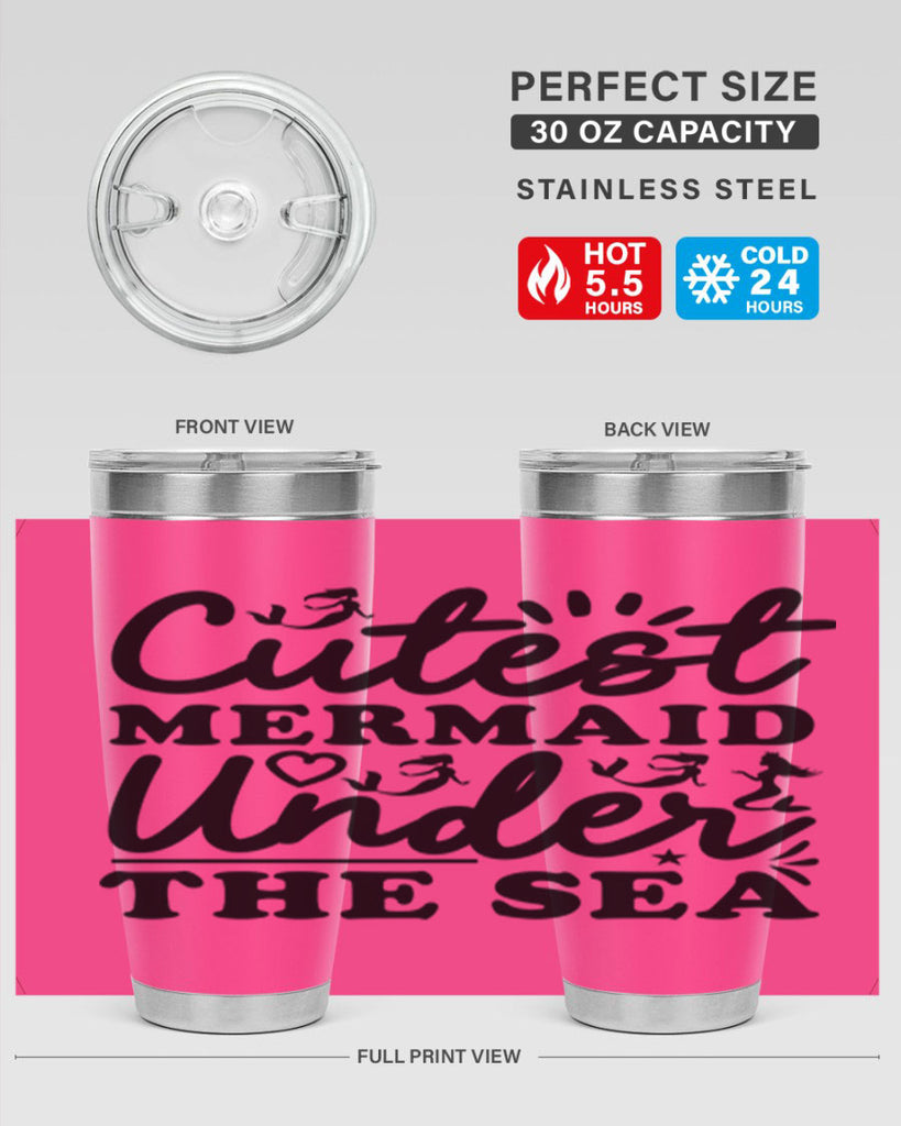 Cutest Mermaid Under the Sea 106#- mermaid- Tumbler