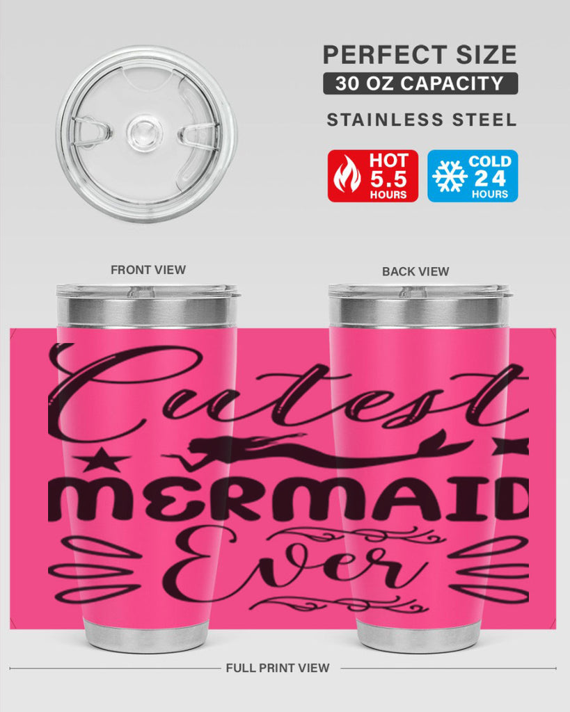 Cutest mermaid ever 101#- mermaid- Tumbler