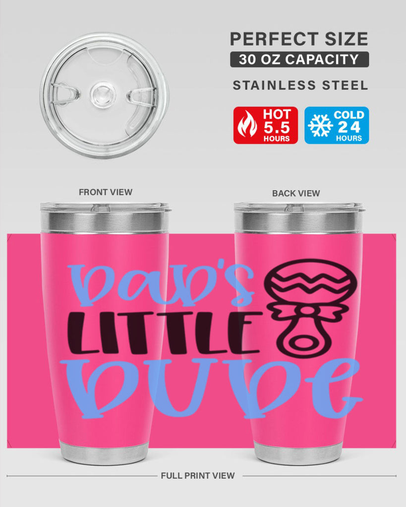 Dads Little Dude Style 102#- baby- tumbler