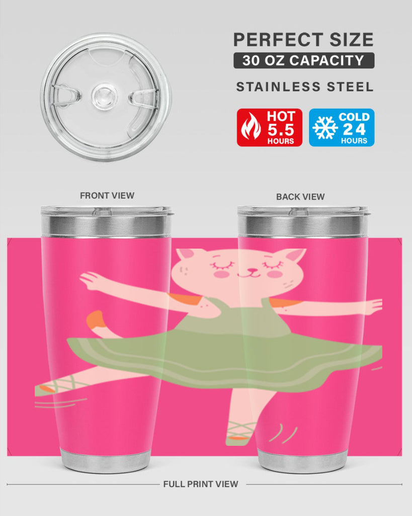 Dancing Cat Ballerina for Ballet Ballet 33#- ballet- Tumbler