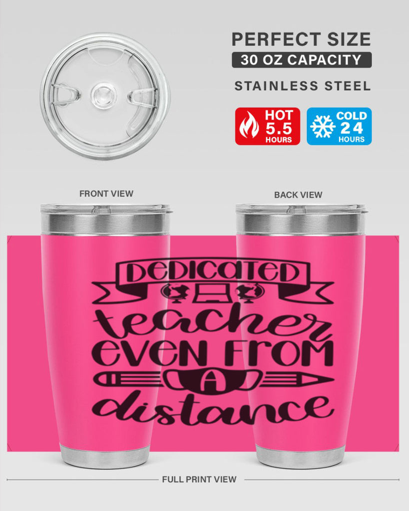 Dedicated Teacher Even Style 80#- teacher- tumbler