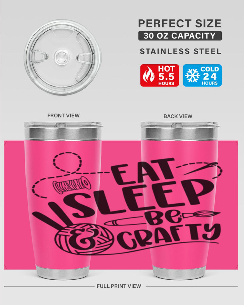 Eat Slepp Be Crafty 28#- crafting- Tumbler