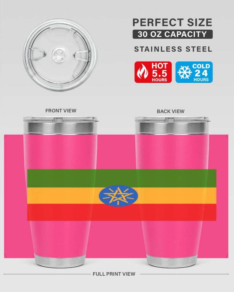 Ethiopia 140#- world flags- Tumbler