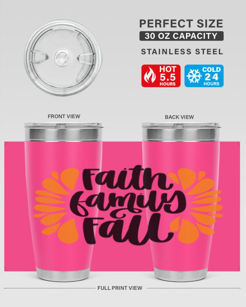 Faith Family Fall 481#- fall- Tumbler