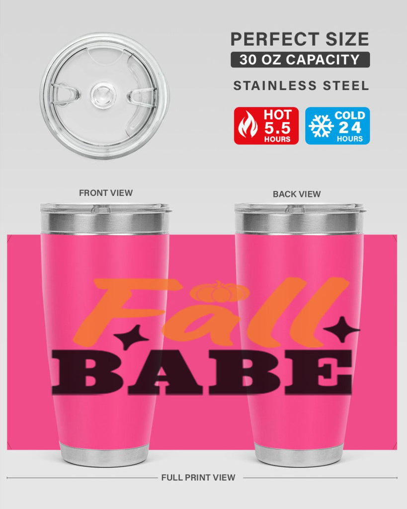 Fall Babe 89#- fall- Tumbler