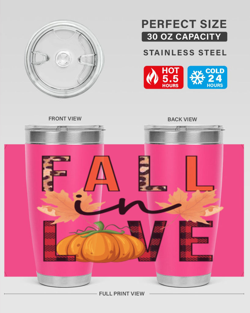 Fall in Love 104#- fall- Tumbler