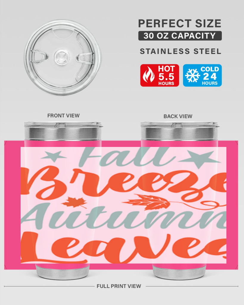 FallBreezeAutumnLeaves 147#- fall- Tumbler