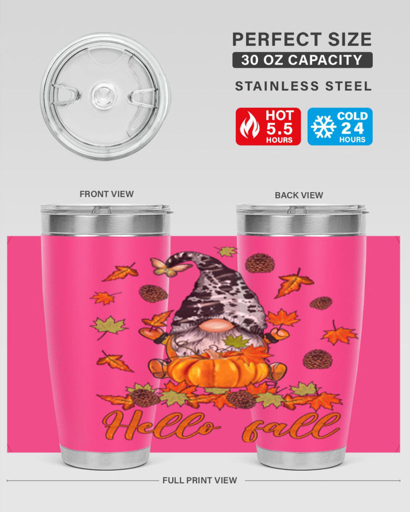 FallGnomeHelloAutumn 150#- fall- Tumbler
