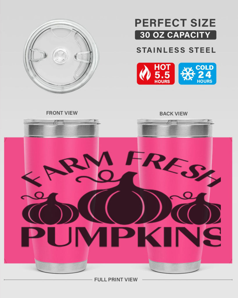 Farm Fresh Pumpkins 176#- fall- Tumbler