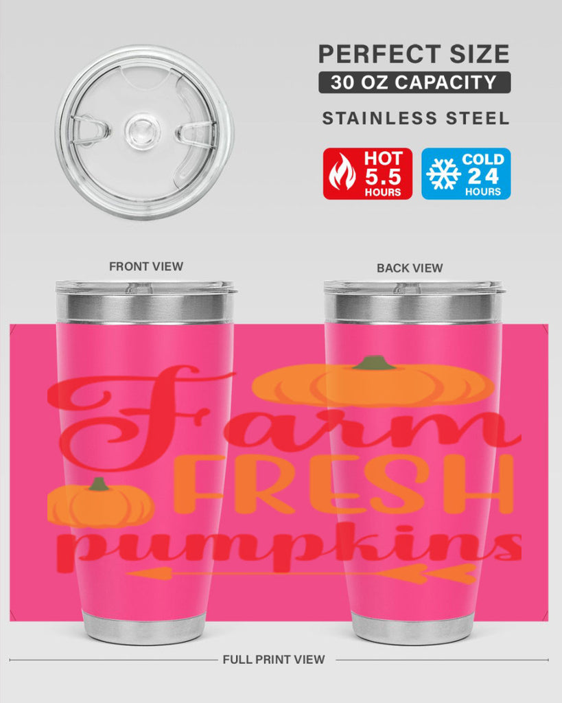 FarmFreshPumpkins 177#- fall- Tumbler
