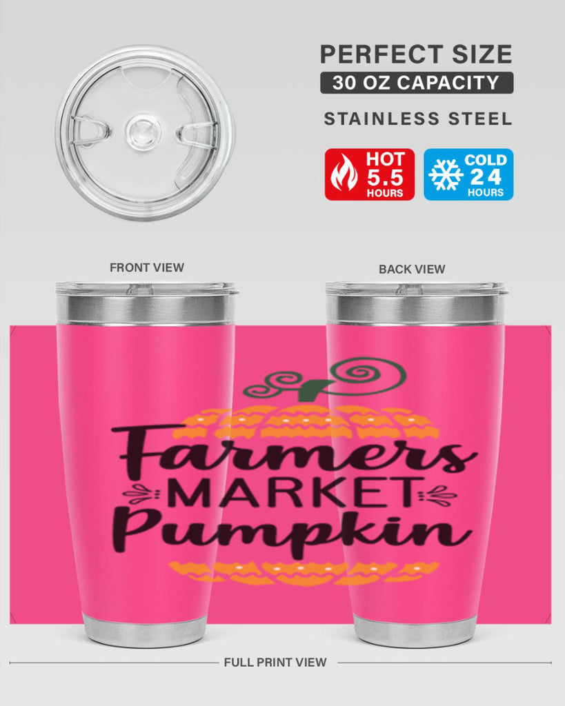 Farmersmarketpumpkin 179#- fall- Tumbler